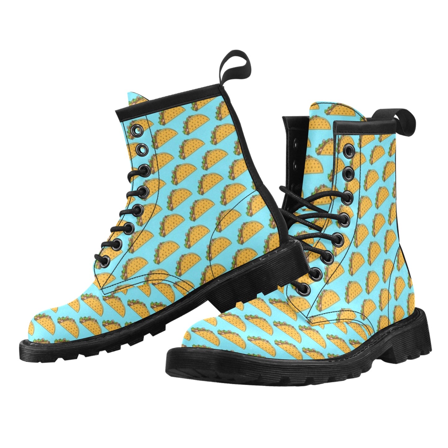 Taco Pattern Print Design TC03 Women's Boots