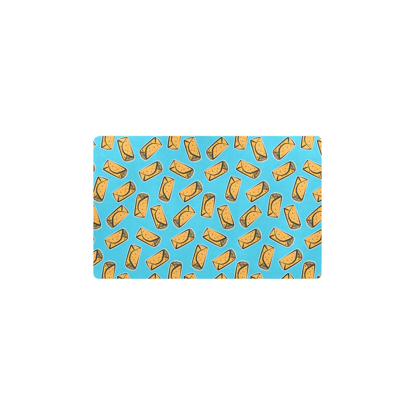 Burrito Print Design LKS301 Kitchen Mat