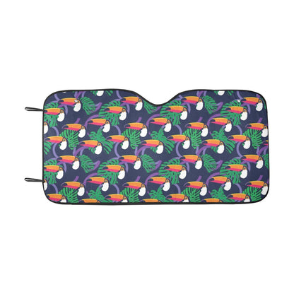 Toucan Print Design LKS302 Car front Windshield Sun Shade
