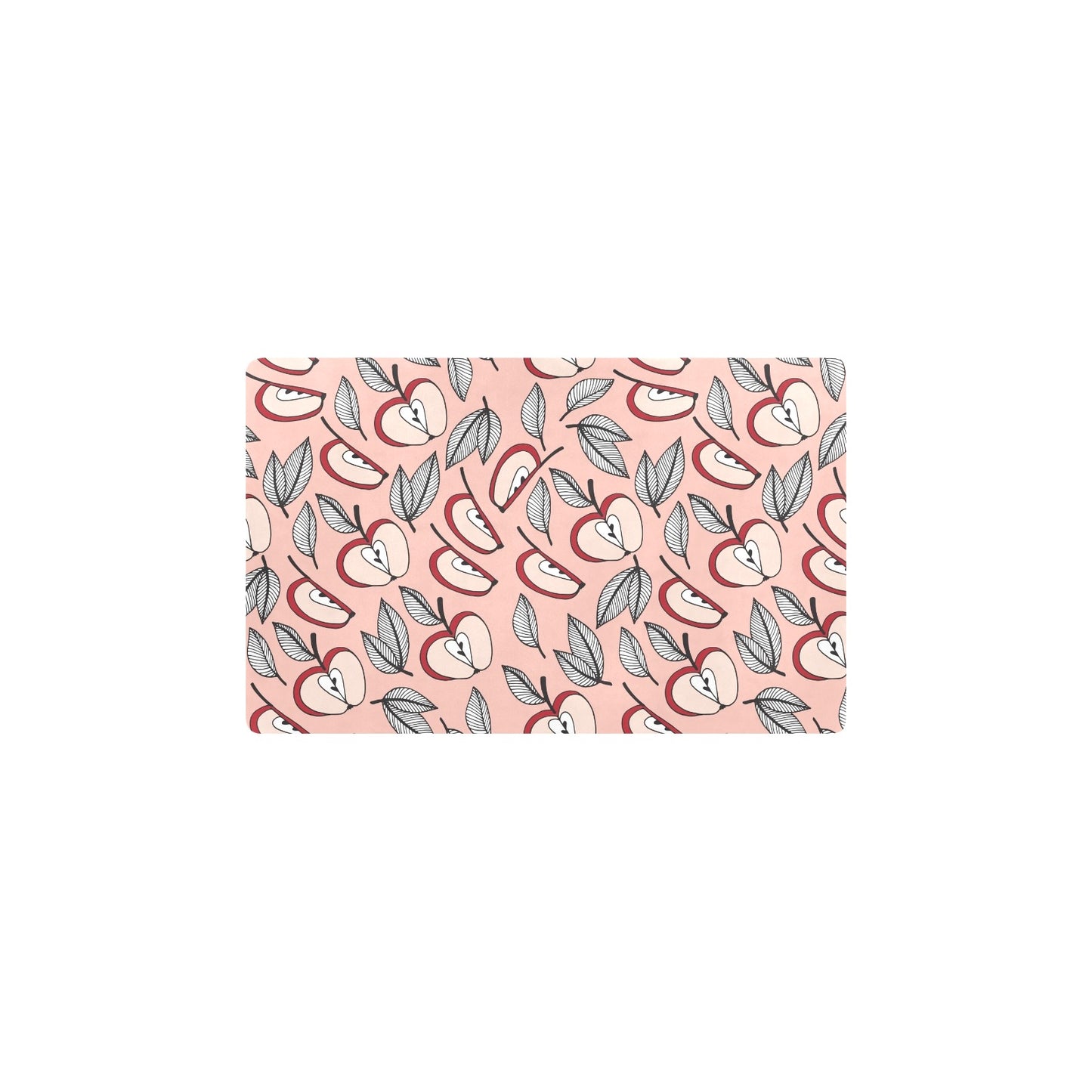 Apple Pattern Print Design AP04 Kitchen Mat