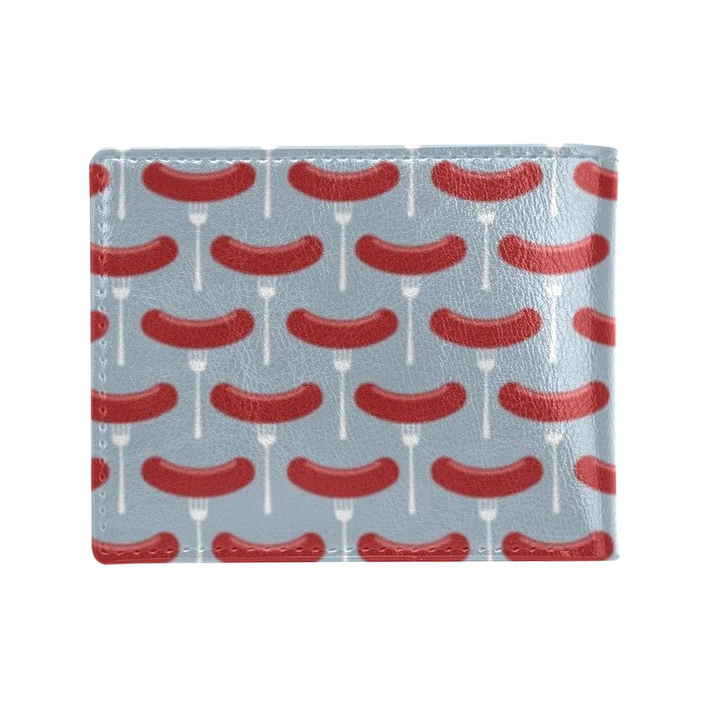 Sausage Print Design LKS301 Men's ID Card Wallet