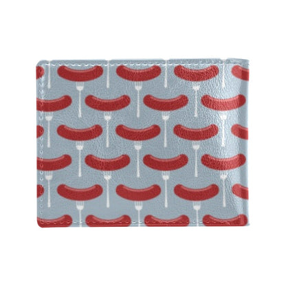 Sausage Print Design LKS301 Men's ID Card Wallet
