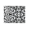 Polynesian Tattoo Pattern Men's ID Card Wallet