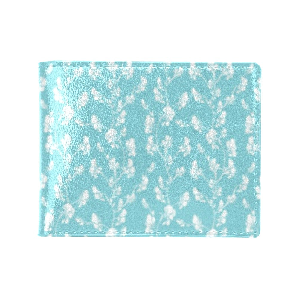 Sweet Pea Print Design LKS302 Men's ID Card Wallet