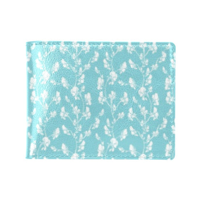 Sweet Pea Print Design LKS302 Men's ID Card Wallet