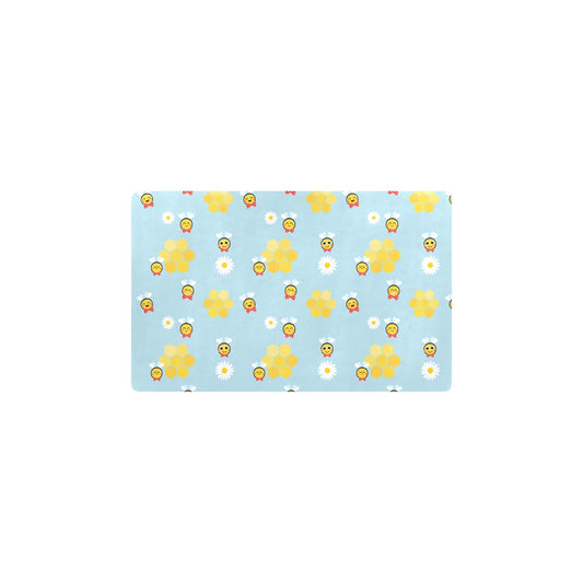 Bee Cute Print Design LKS304 Kitchen Mat