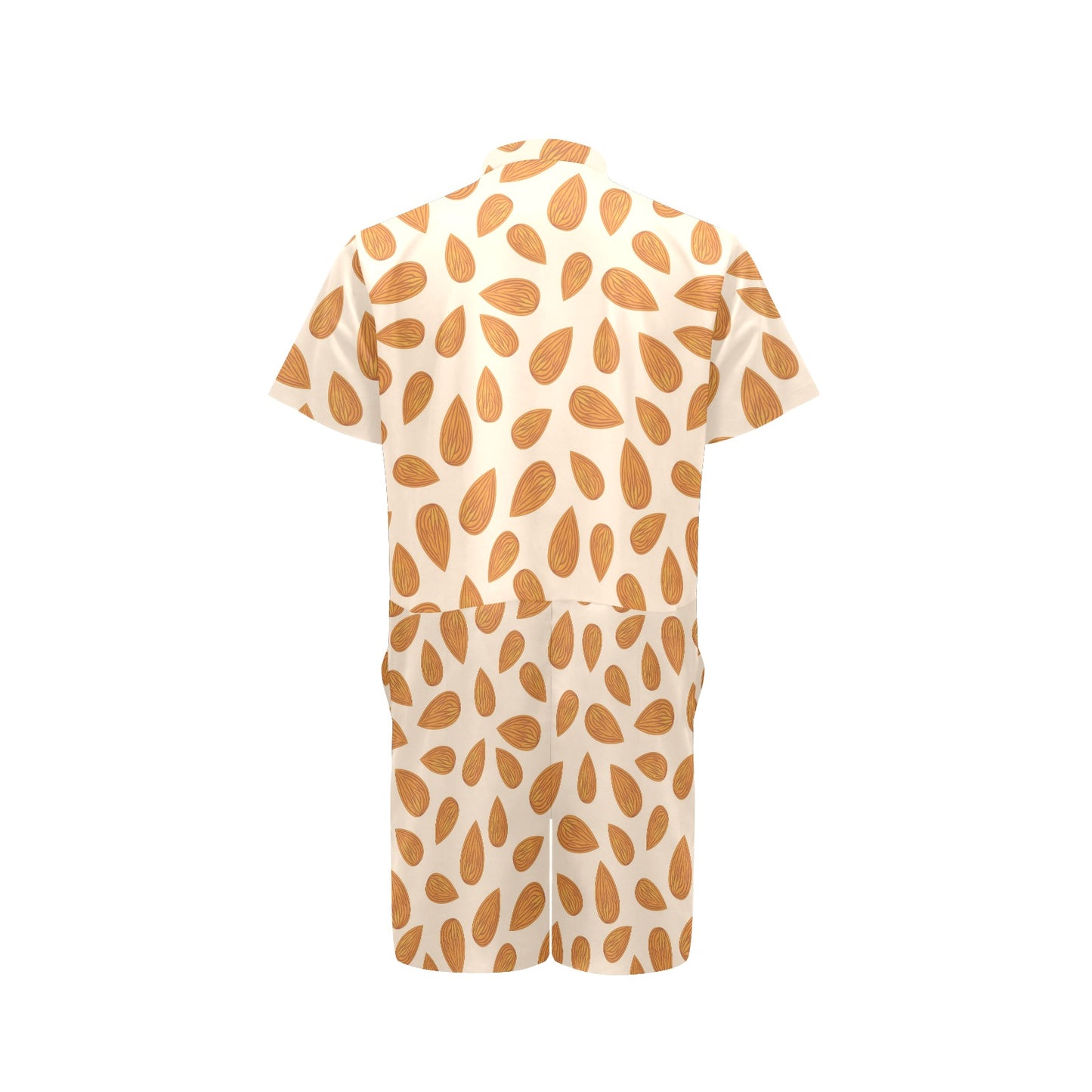 Almond Pattern Print Design 03 Men's Romper