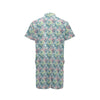 Butterfly Pattern Print Design 01 Men's Romper