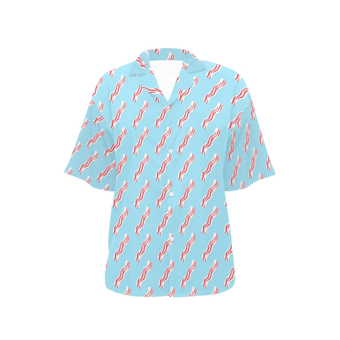 Bacon Pattern Print Design 03 Women's Hawaiian Shirt