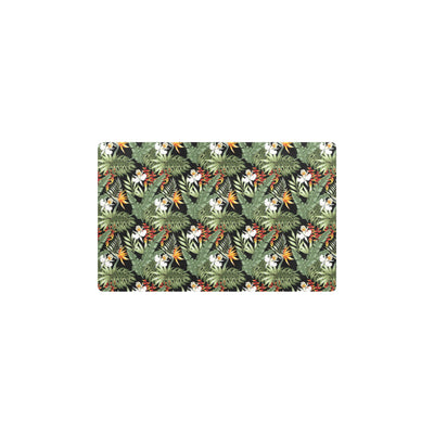 Bird Of Paradise Pattern Print Design 02 Kitchen Mat