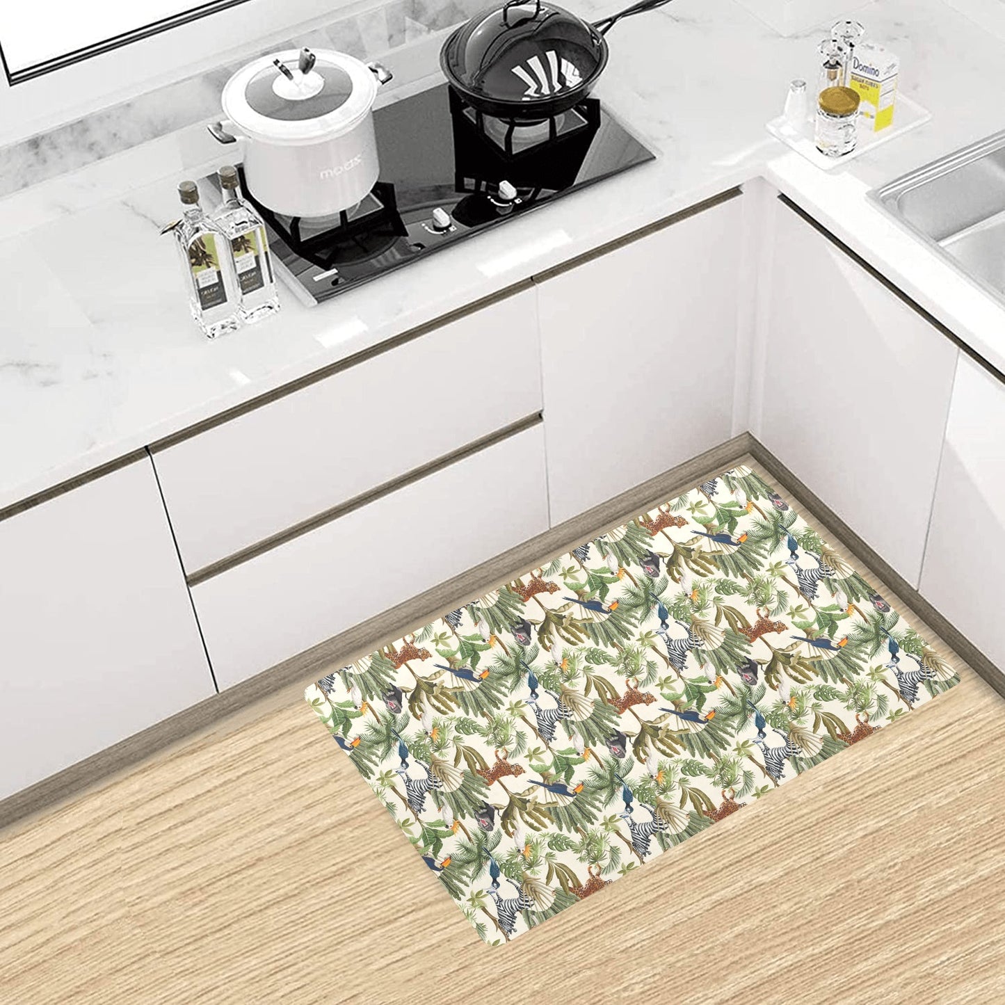 Safari Animal Print Design LKS304 Kitchen Mat