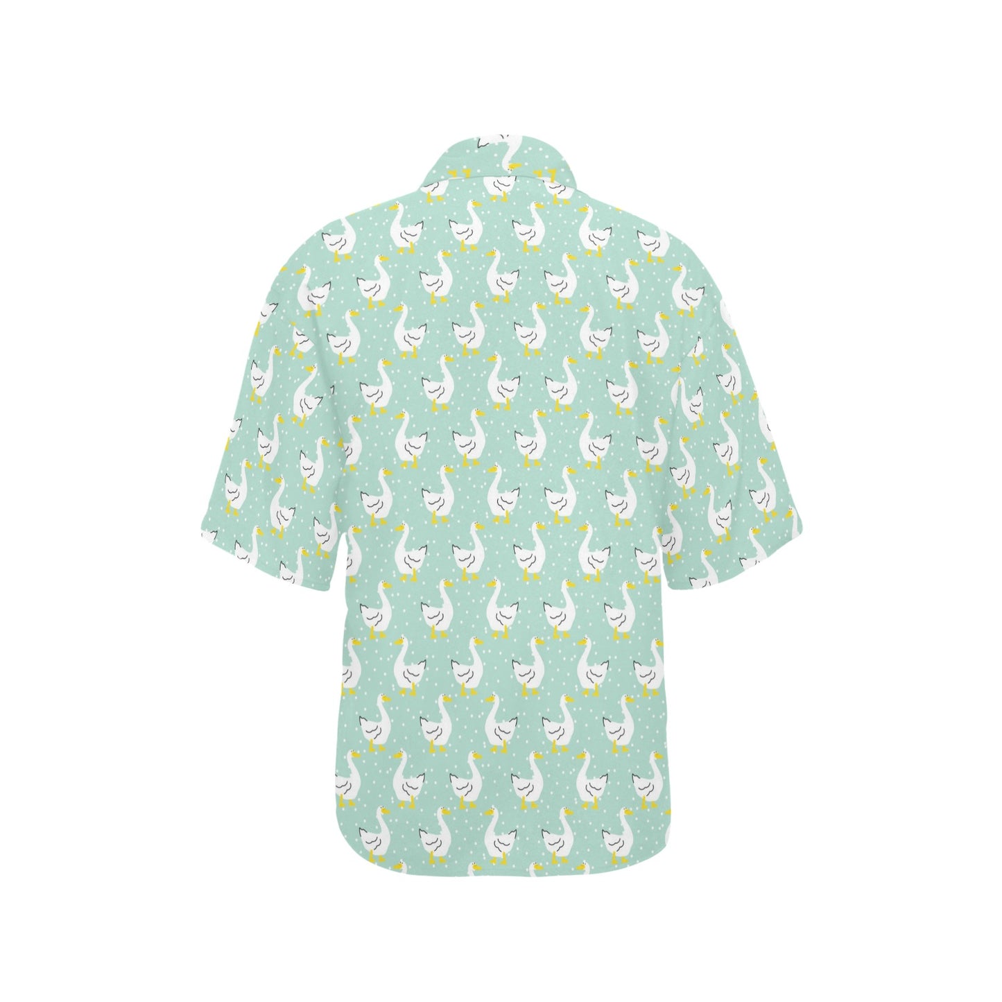 Goose Print Design LKS404 Women's Hawaiian Shirt