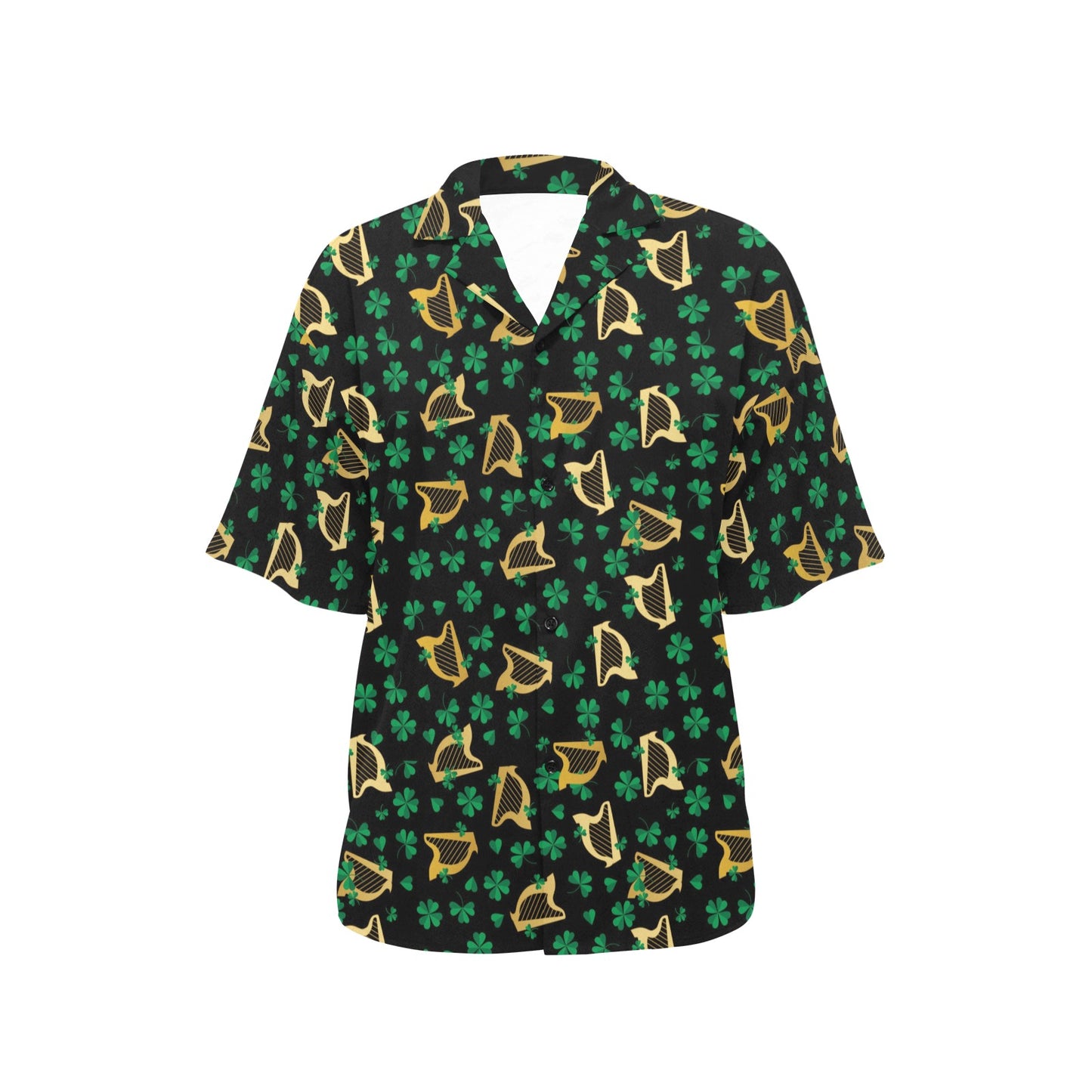 Harp Print Design LKS402 Women's Hawaiian Shirt