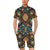 Kente Pattern Print Design 05 Men's Romper