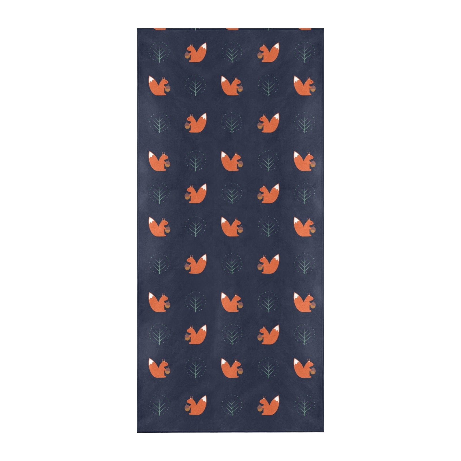 Squirrel Print Design LKS303 Beach Towel 32" x 71"