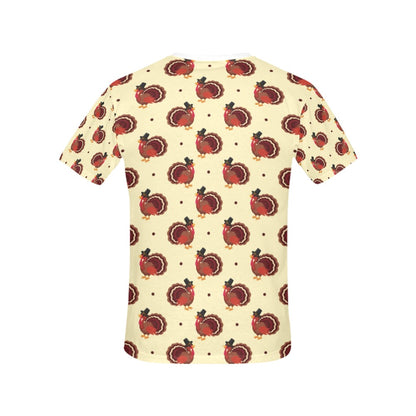 Thanksgiving Print Design LKS3010 Women's  T-shirt