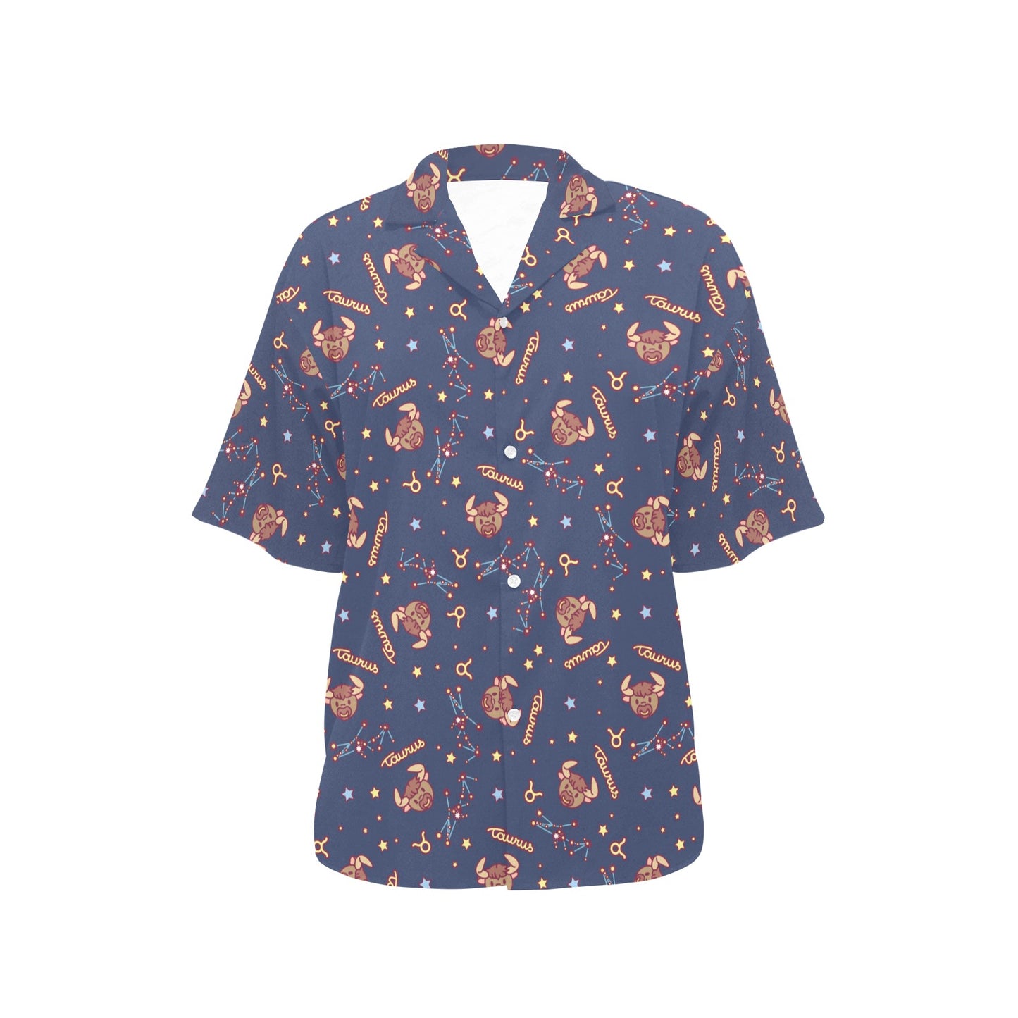 Taurus Print Design LKS304 Women's Hawaiian Shirt