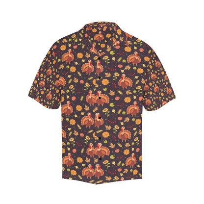 Thanksgiving Print Design LKS305 Men's Hawaiian Shirt