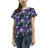 Sun Moon Print Design LKS303 Women's  T-shirt