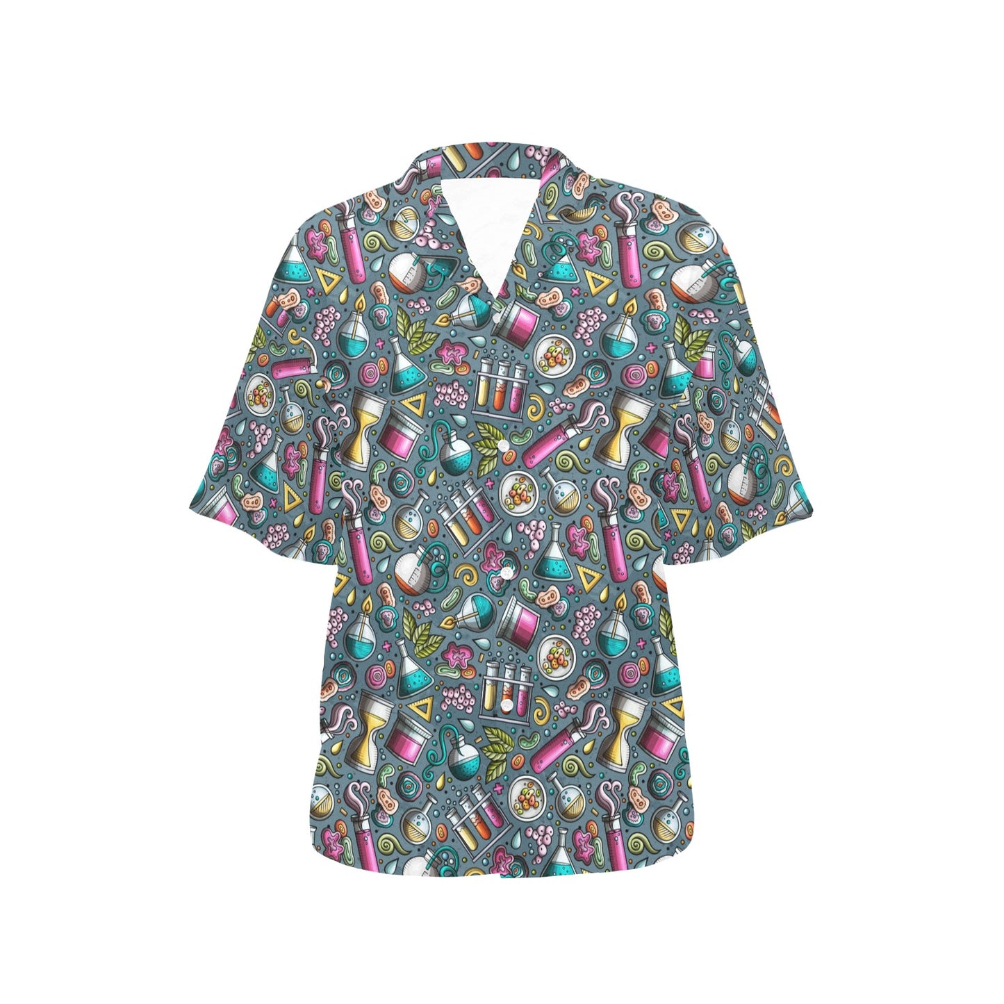 Science Print Design LKS304 Women's Hawaiian Shirt