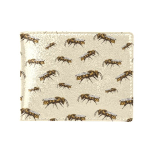 Bee Print Design LKS306 Men's ID Card Wallet