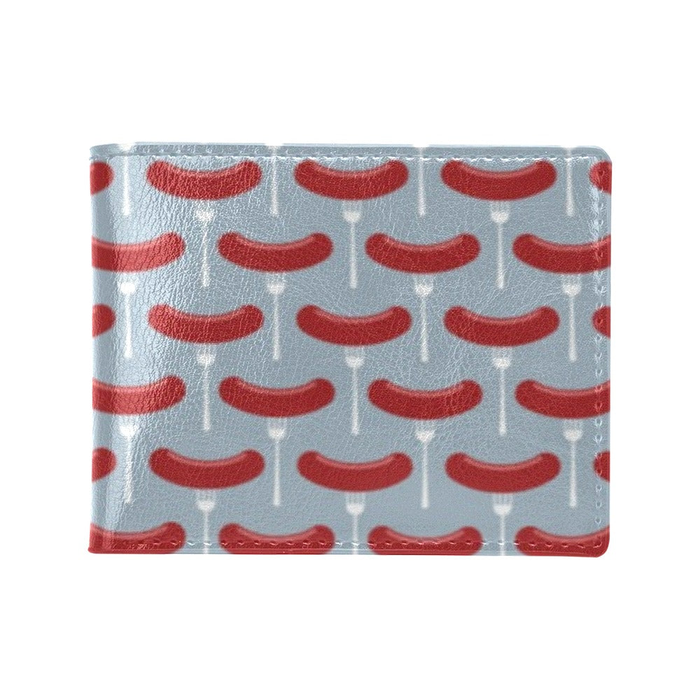 Sausage Print Design LKS301 Men's ID Card Wallet