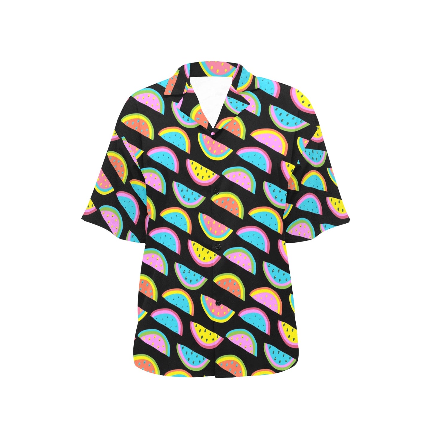 Watermelon Pattern Print Design WM08 Women's Hawaiian Shirt