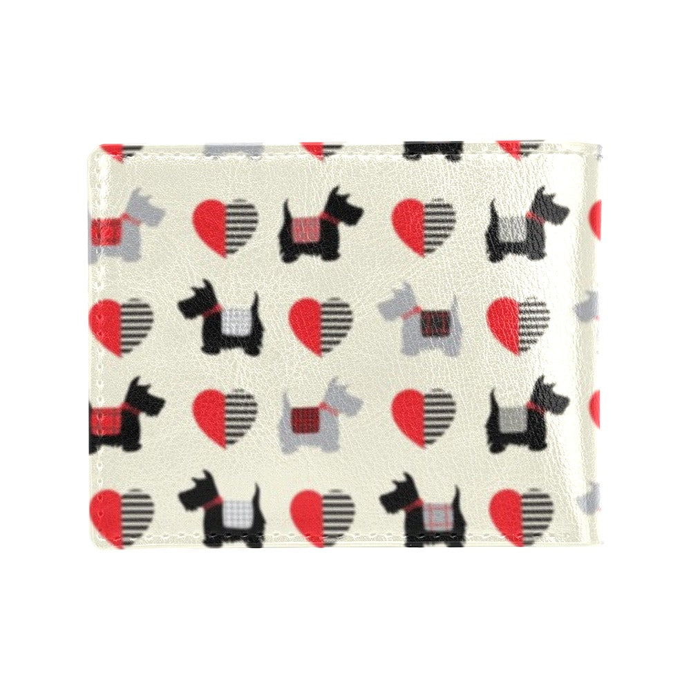Scottish Terriers Print Design LKS3010 Men's ID Card Wallet