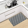 Yin Yang Print Design LKS303 Kitchen Mat