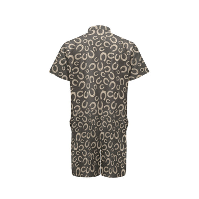 Horseshoe Print Design LKS303 Men's Romper