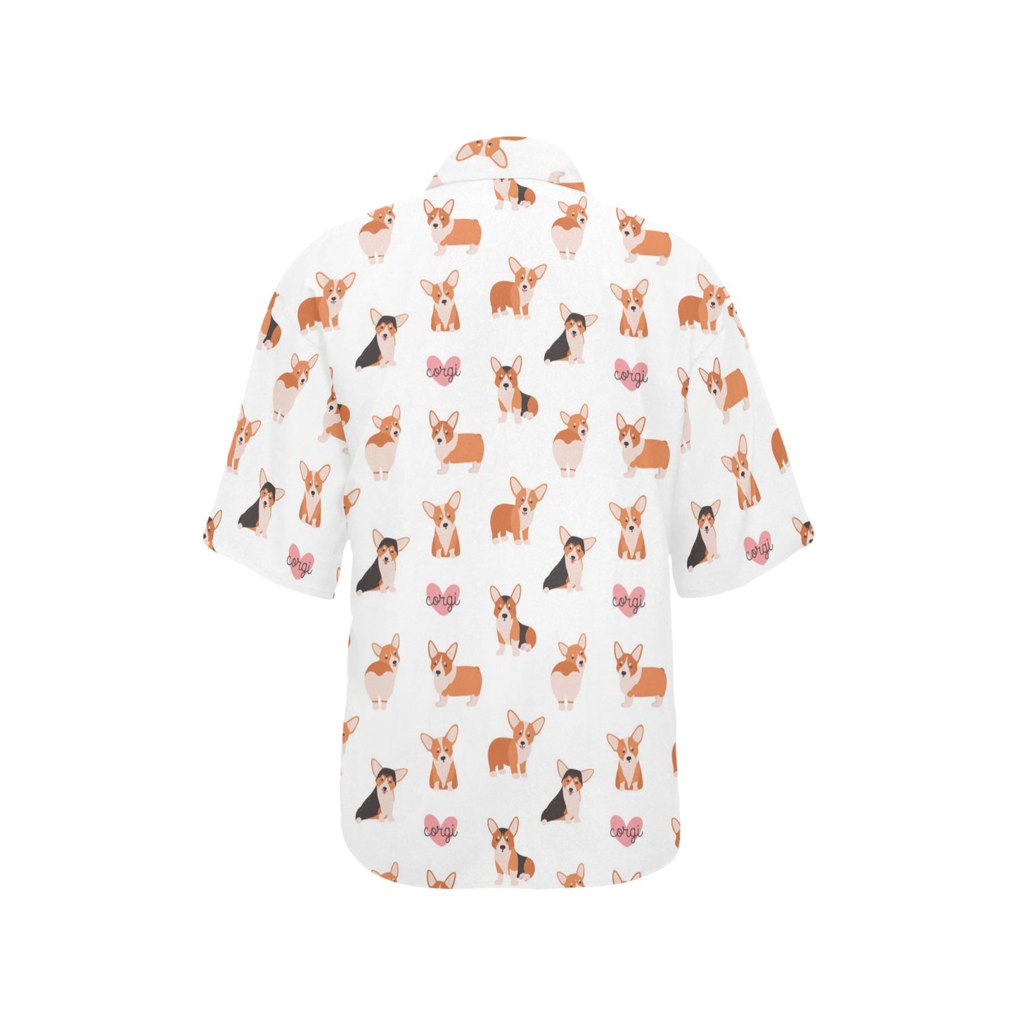Cardigan Welsh Corgis Pattern Print Design 02 Women's Hawaiian Shirt