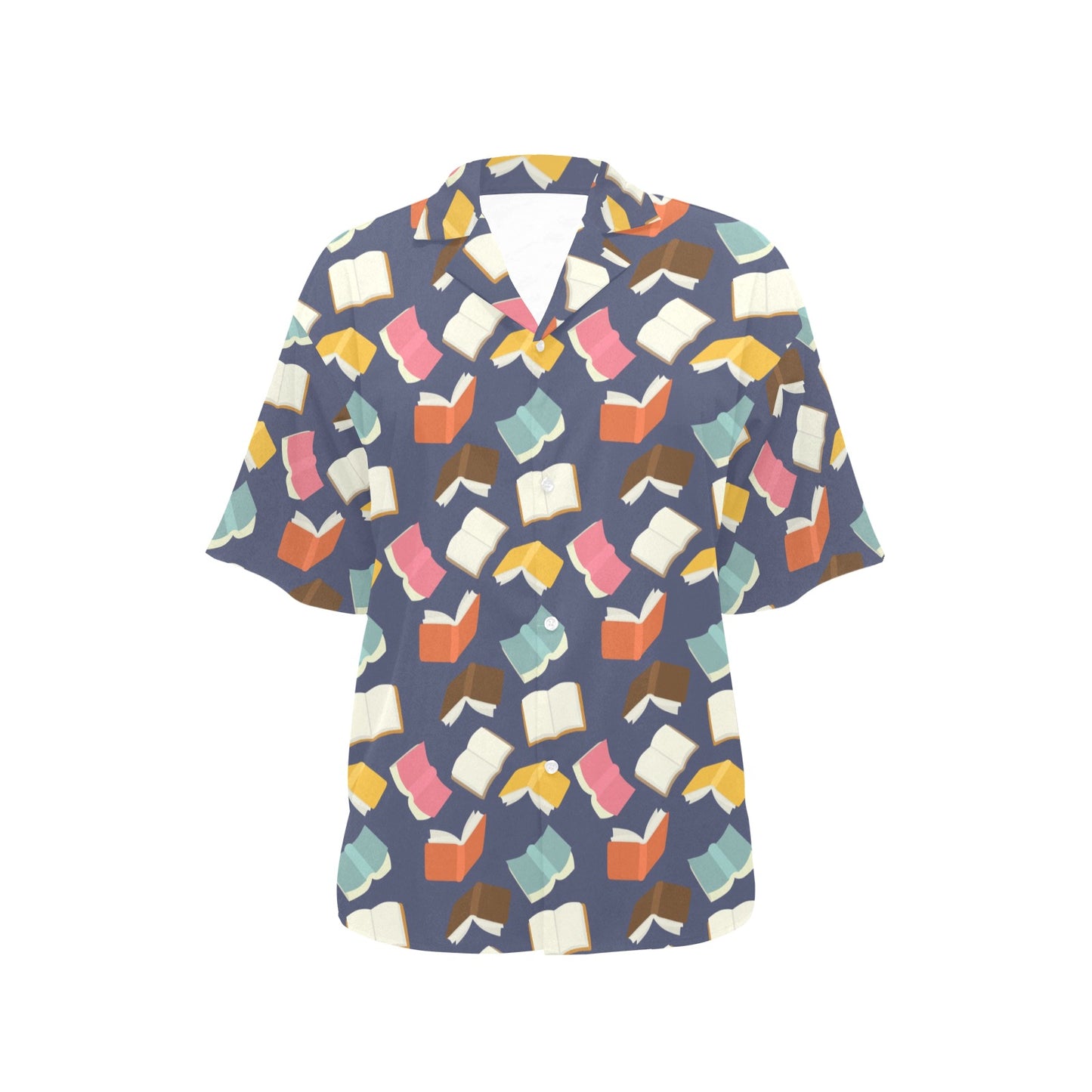 Book Pattern Print Design 01 Women's Hawaiian Shirt