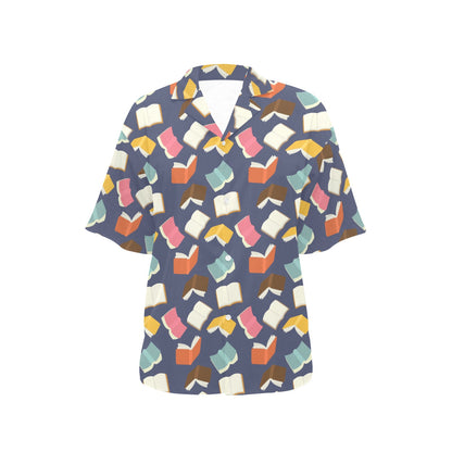 Book Pattern Print Design 01 Women's Hawaiian Shirt