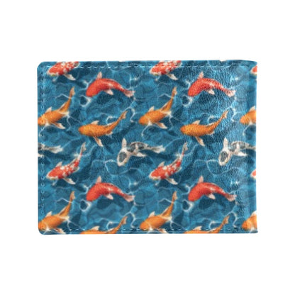 Koi Carp Water Design Themed Print Men's ID Card Wallet