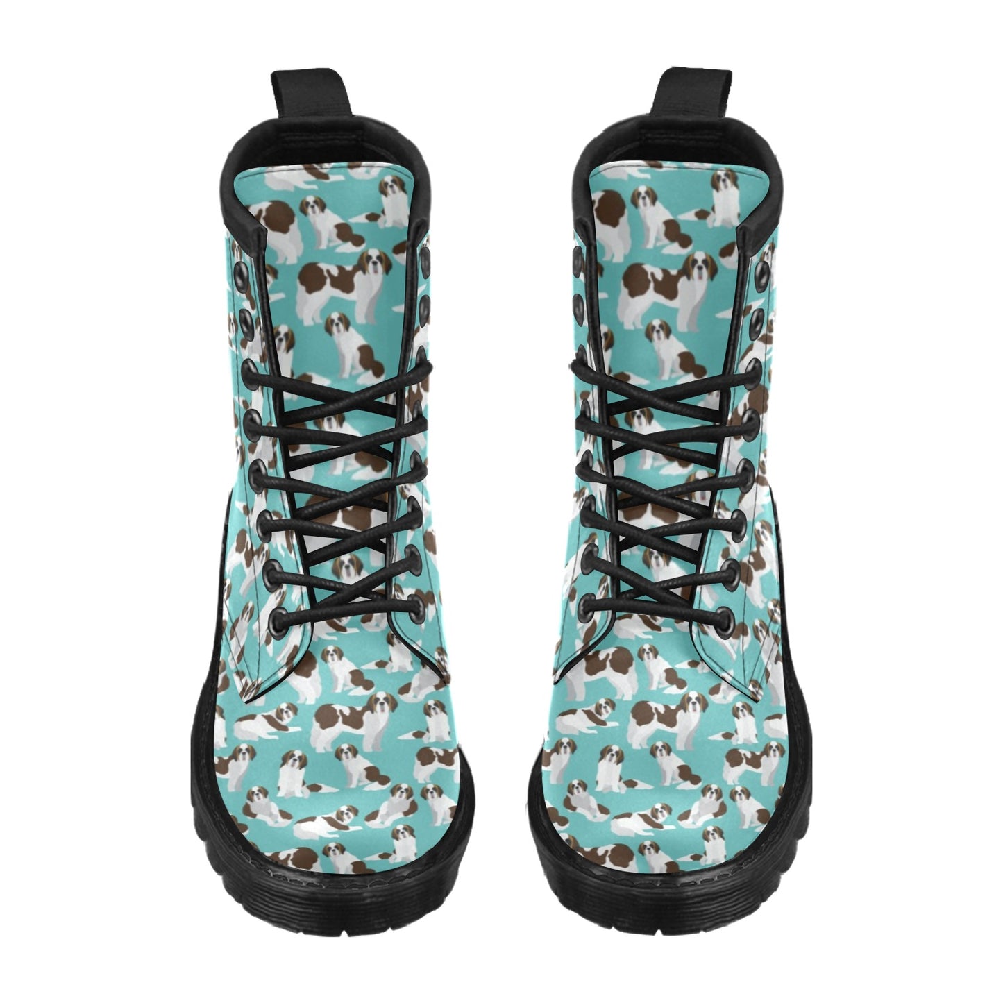 St Bernards Print Design LKS302 Women's Boots