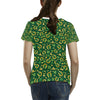 Shamrock Horse Shoes Saint Patrick's Day Print Design LKS307 Women's  T-shirt