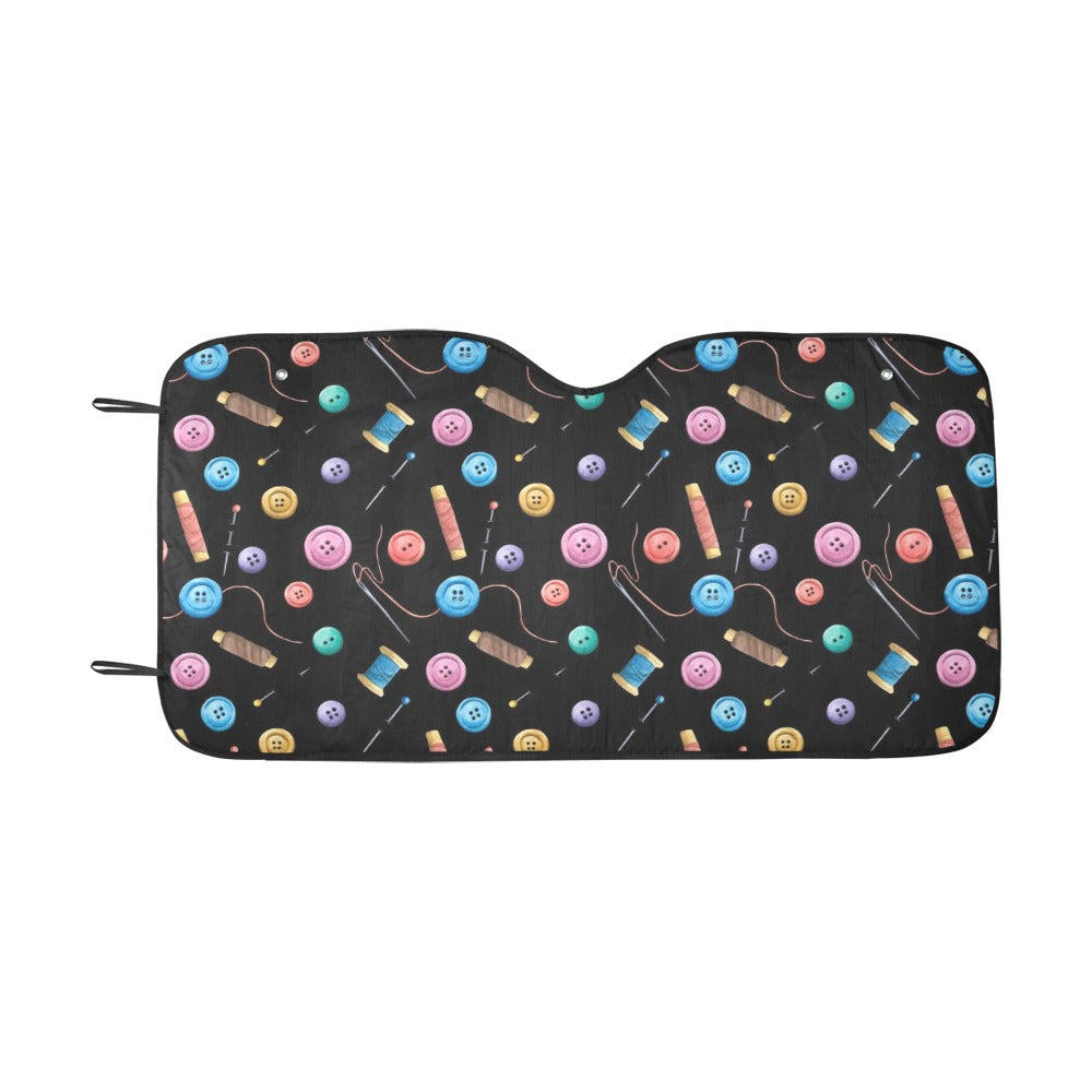 Sewing Print Design LKS309 Car front Windshield Sun Shade