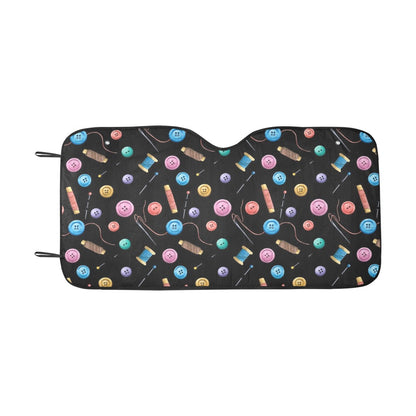 Sewing Print Design LKS309 Car front Windshield Sun Shade
