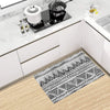 Draw Tribal Aztec Kitchen Mat