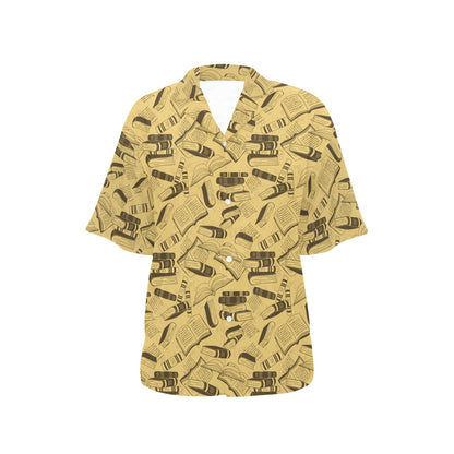 Book Pattern Print Design 02 Women's Hawaiian Shirt