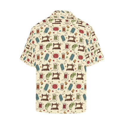 Sewing Equipment Print Design LKS303 Men's Hawaiian Shirt