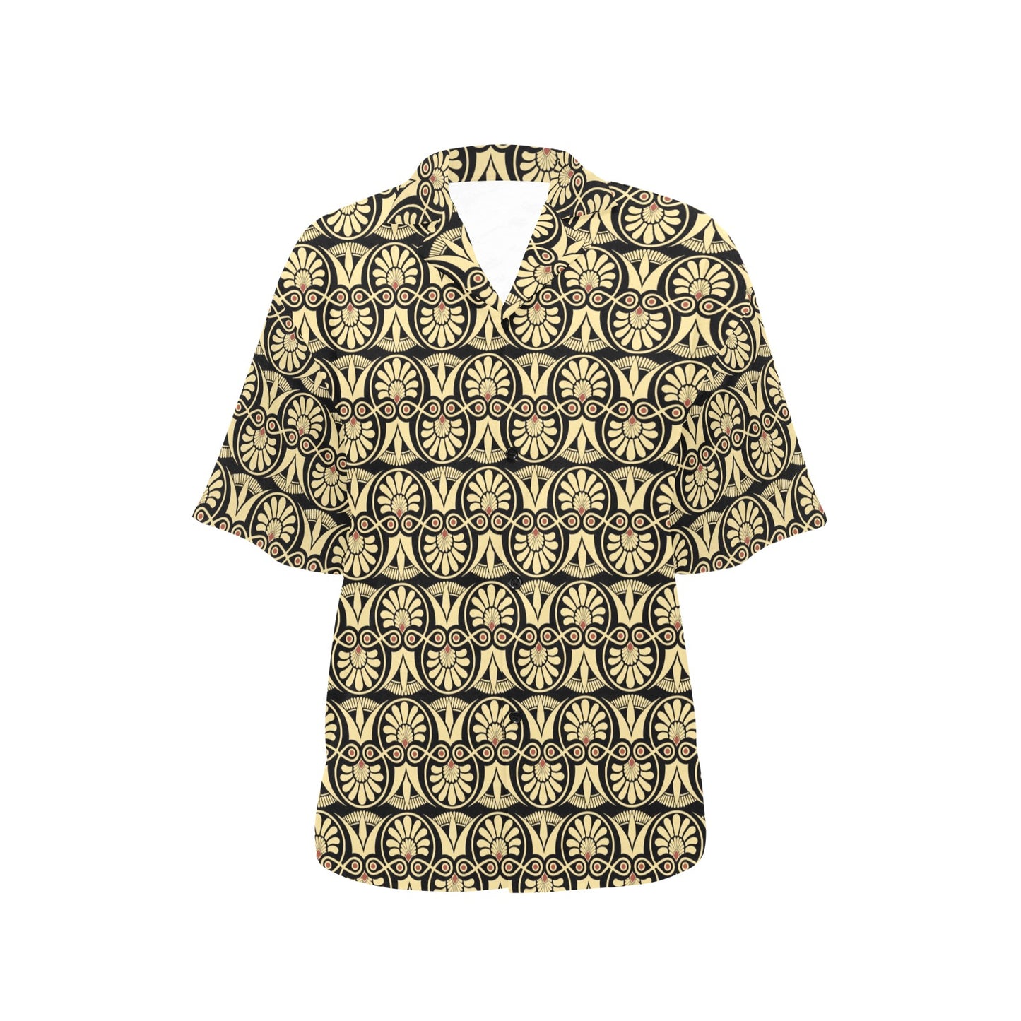 Ancient Greek Print Design LKS3014 Women's Hawaiian Shirt