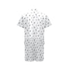 Swallow Bird Pattern Print Design 04 Men's Romper