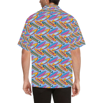 Surfboard Pattern Print Design LKS303 Men's Hawaiian Shirt