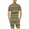 African Pattern Print Design 03 Men's Romper