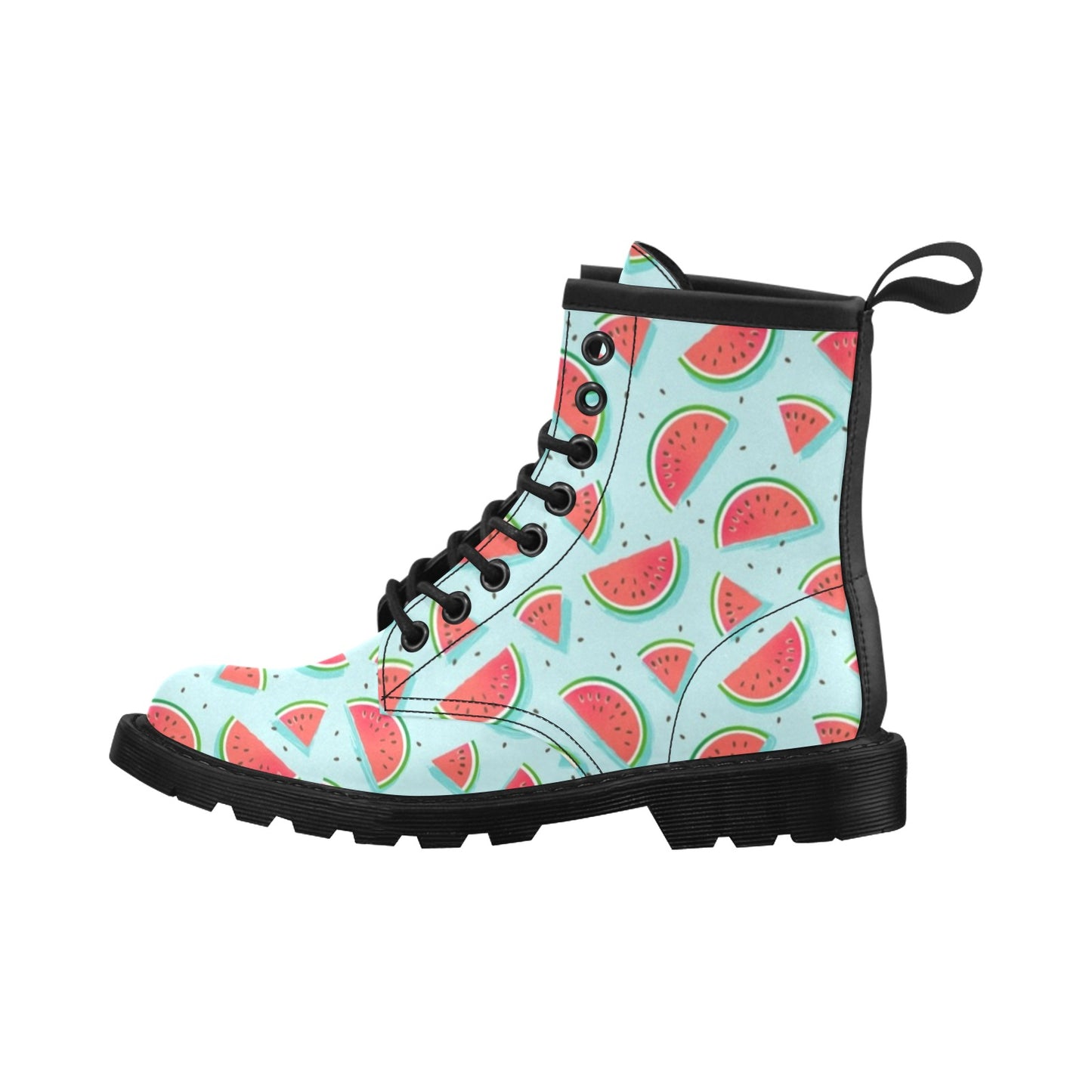 Watermelon Pattern Print Design WM03 Women's Boots