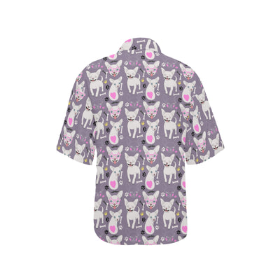 Chihuahua Happy Pattern Women's Hawaiian Shirt