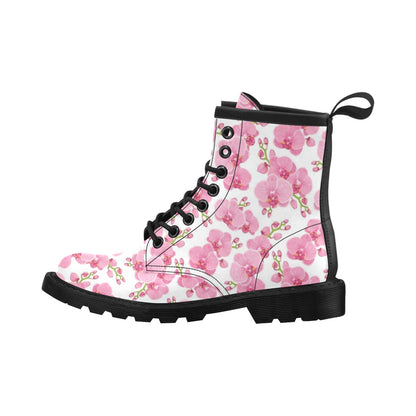 Orchid Pink Pattern Print Design OR07 Women's Boots