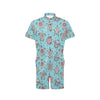 Sea Turtle Art Pattern Men's Romper