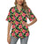 Red Hibiscus Pattern Print Design HB07 Women's Hawaiian Shirt